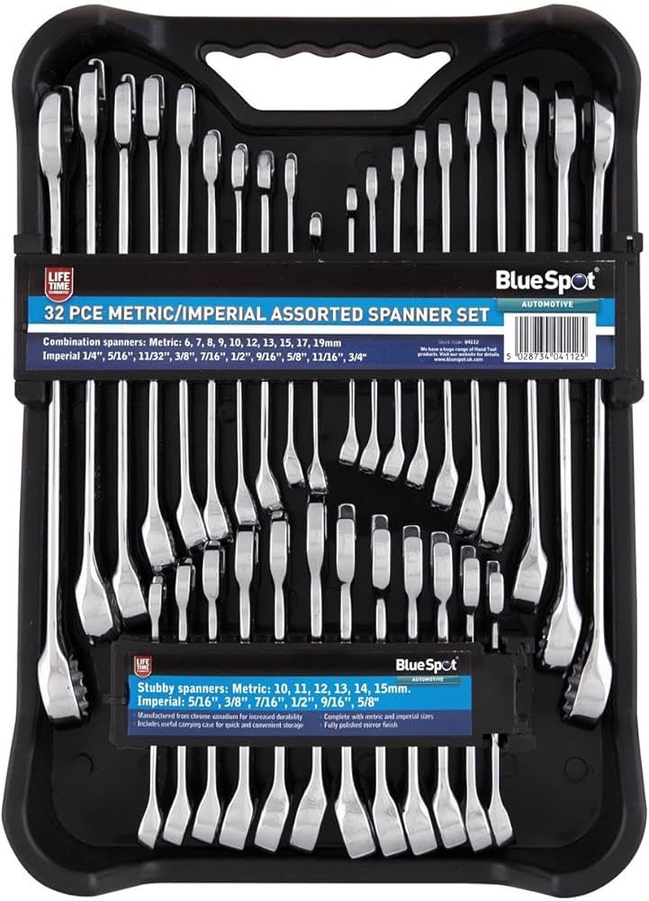 Amazon.co.jp: Bluespot 04112 32個 メートル法/帝国 アソートスパナ Amazon.co.jp: Bluespot 04112 32個 メートル法/帝国 アソートスパナ